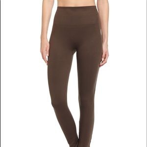 Spanx Espresso Brown Seamless Shaping Leggings